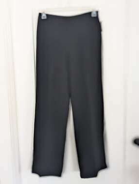 NWT Liz Claiborne Suits Black Dress Pants Trousers Womens Sz 6 Mid Rise Wide Leg
